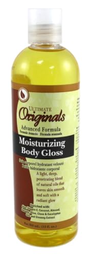 Ultimate Originals Moist Body Gloss 12 Ounce (354ml) (3 Pack)
