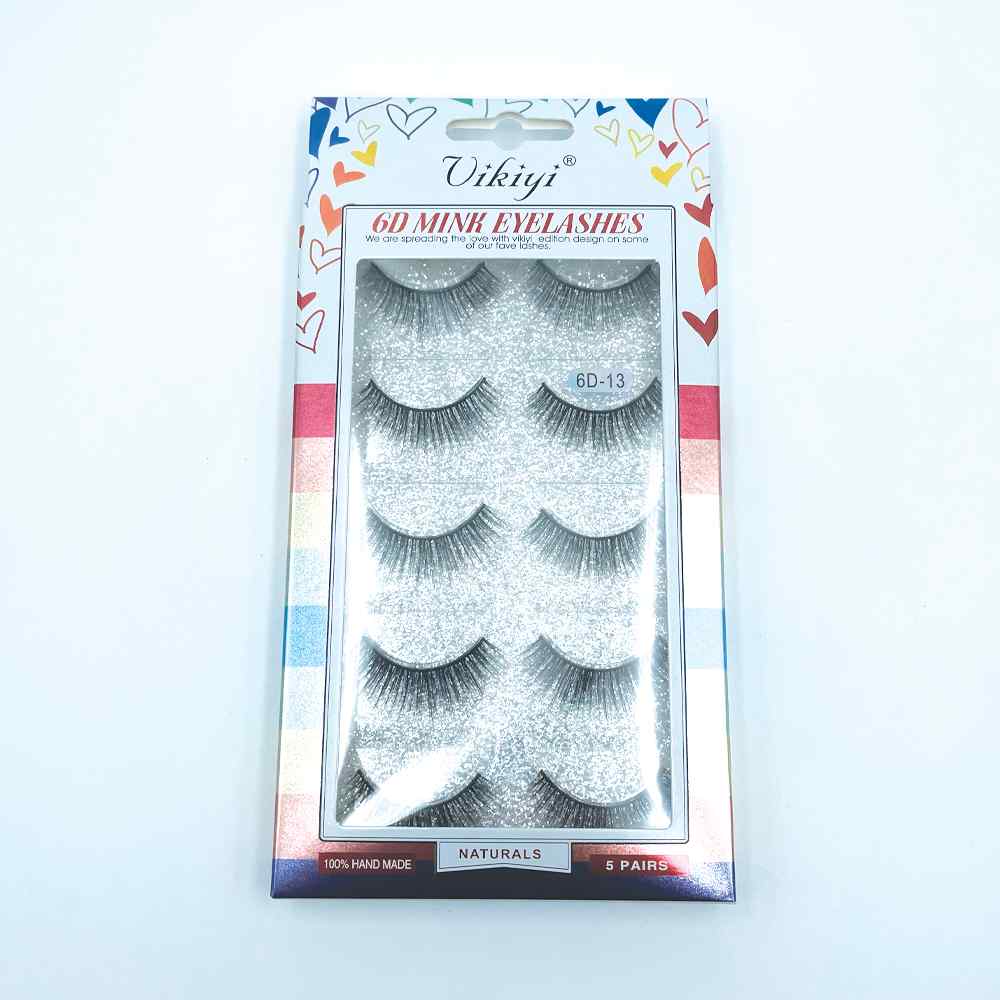 Vikiyi Mink Eyelashes Style M13 5pk