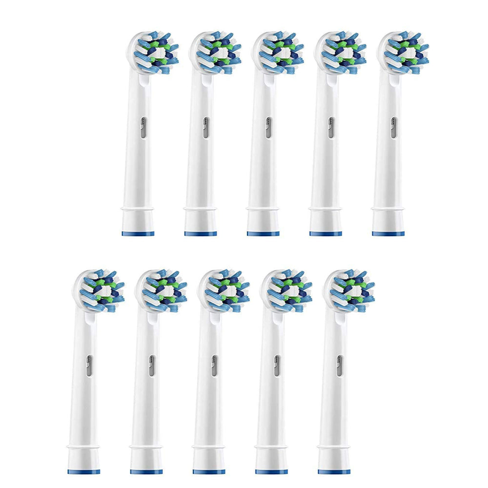 8pc CrossAction Clean Brush Heads for Oral B