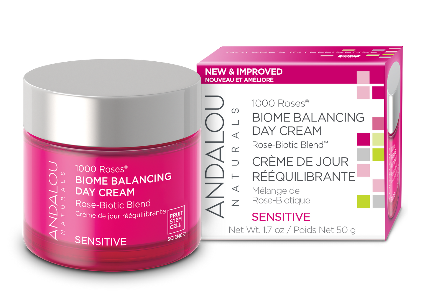 Andalou Naturals - 1000 Roses Biome Balancing Day C, 50 g