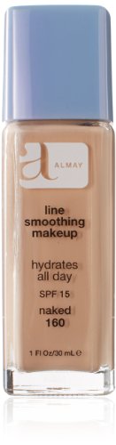 Almay Line Smoothing Makeup with SPF 15, Naked 160, 1-Ounce Bottles (Pack of 2)