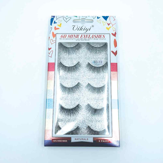 Vikiyi Mink Eyelashes Style M13 5pk