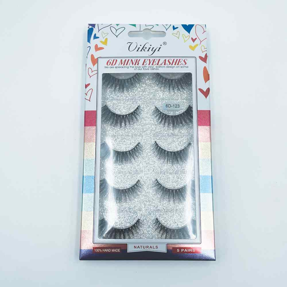 Vikiyi Mink Eyelashes Style M123 5pk