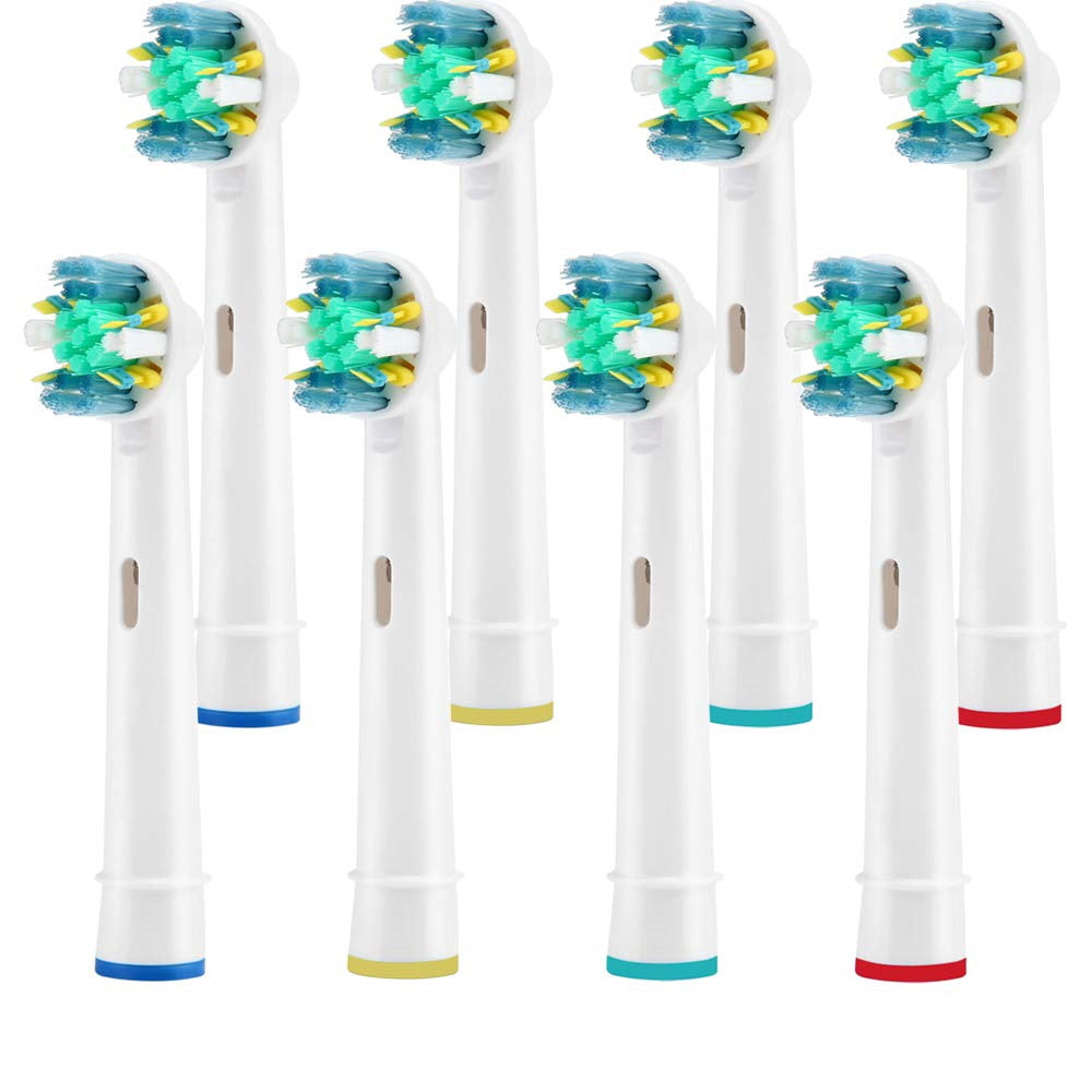 8pc FlossAction Clean Brush Heads for Oral B