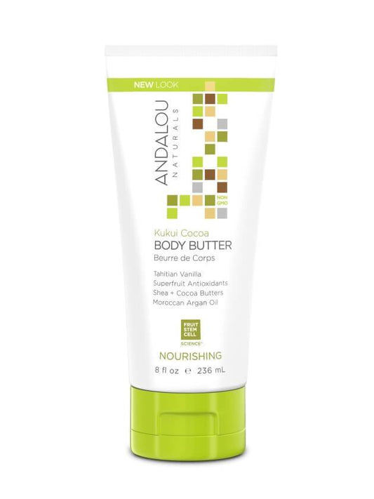 Andalou Naturals - Kukui Cocoa Nourishing Body Butter, 236ml